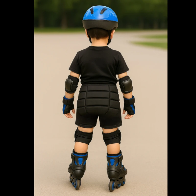 عکس شماره 4 : شلوارک ضربه گیر اسکیت مدل mm