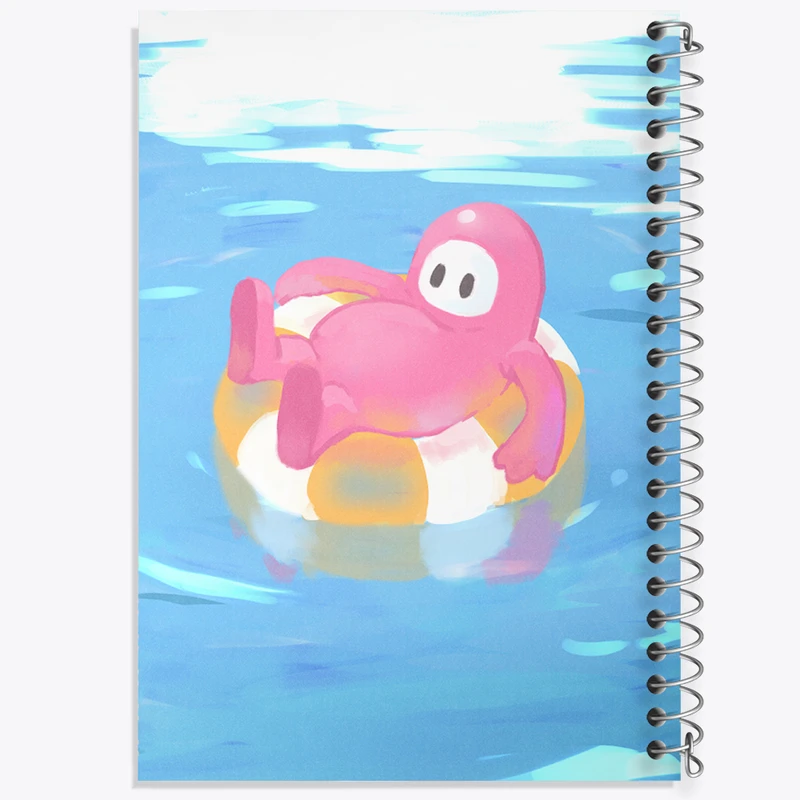 دفتر مشق 100 برگ خندالو طرح بازی فال گایز (Fall Guys) کد 32828