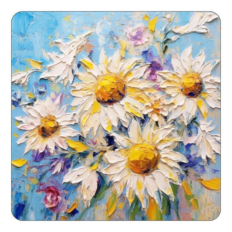 مگنت کاکتی طرح نقاشی رنگ روغن مدل mp71041