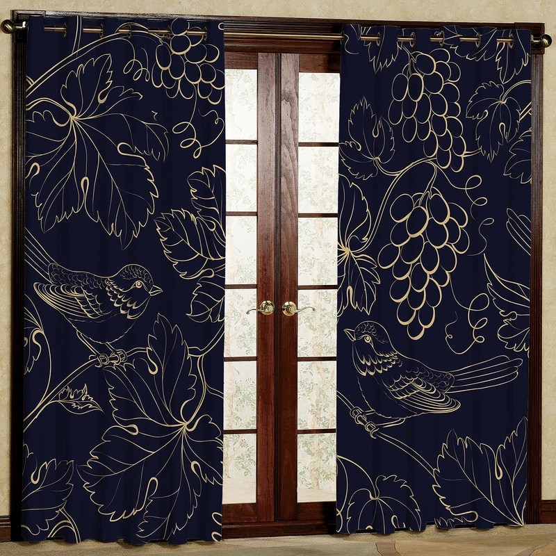 پرده مدل گنجشک مخمل پانچی کد 2105 سایز 200x140 سانتی متر