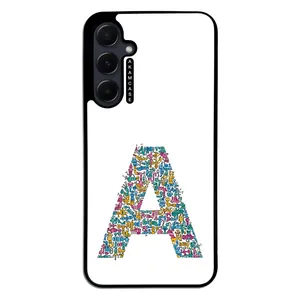 AKAM AMC-WSGA55-ALPHADOODLEBET-1 Cover For Samsung Galaxy A55