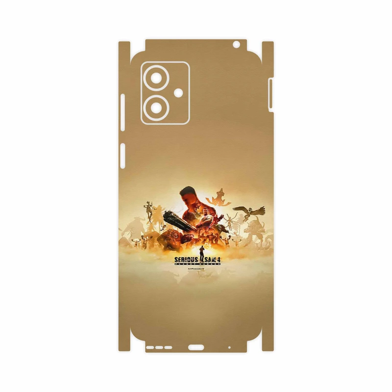 برچسب پوششی ماهوت مدل Serious Sam Game Series-FullSkin مناسب برای گوشی موبایل موتورولا Moto G14