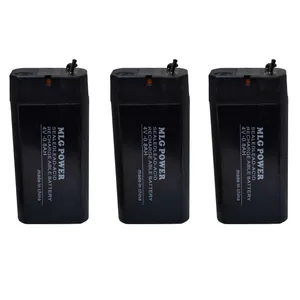 باتری سیلد اسید 4 ولت 800 میلی آمپر ساعت ام ال جی پاور مدل 4V-800mah بسته 3 عددی