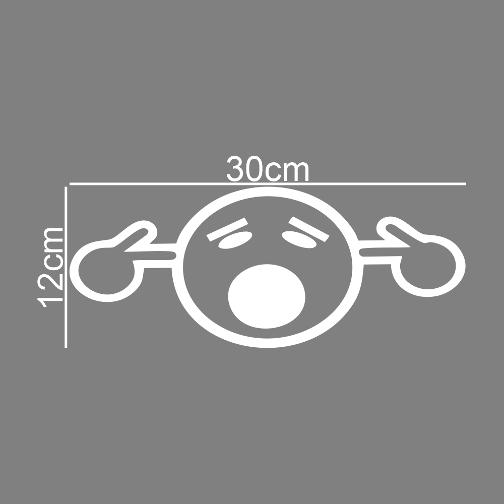 برچسب بدنه خودرو طرح گوش آهنگ زیاد کد MT-W388