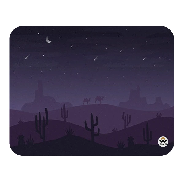 ماوس پد شادیت مدل شب بیابان کد01 سایز24*19سانتی متر