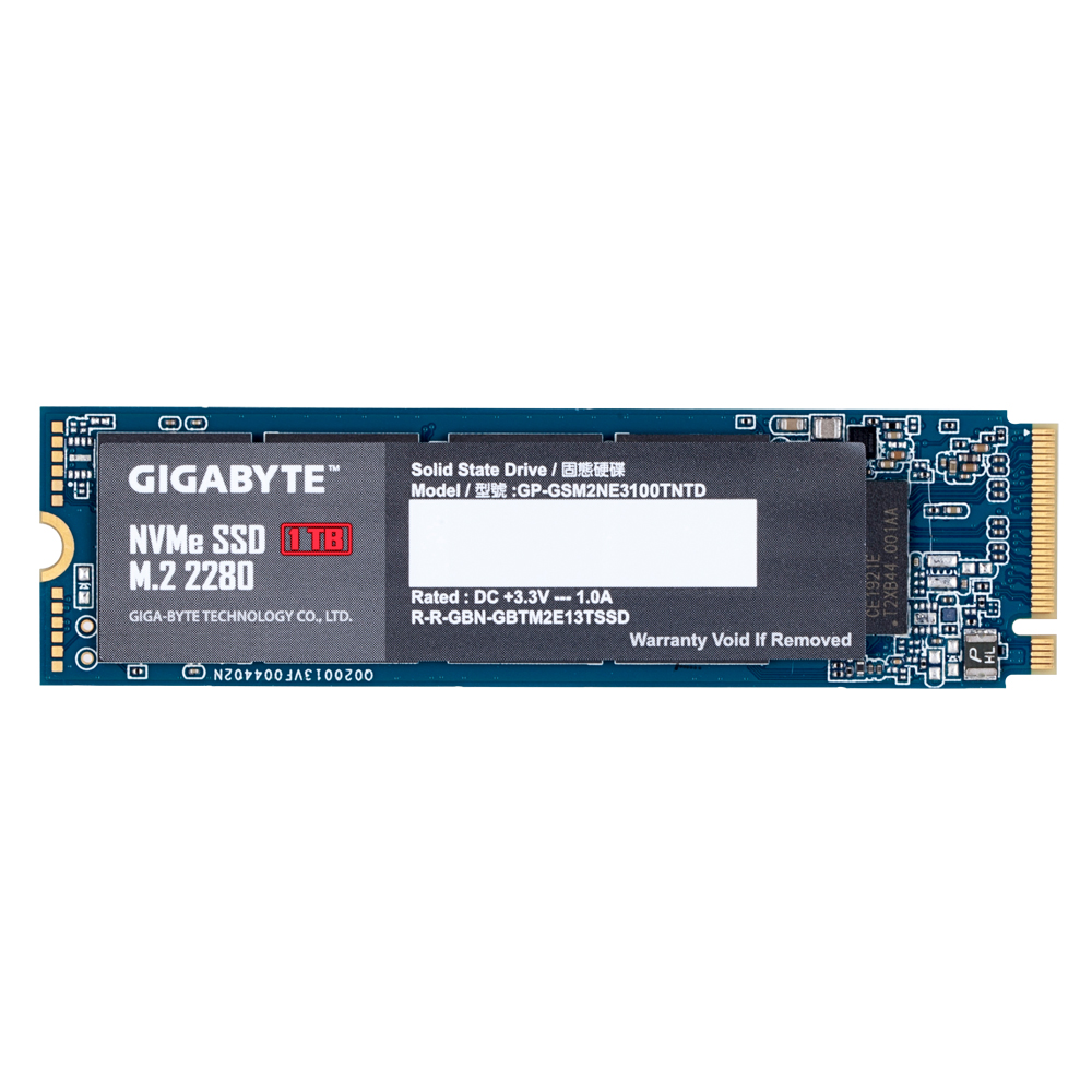 حافظه SSD اینترنال گیگابایت مدل 2280 ظرفیت 1 ترابایت