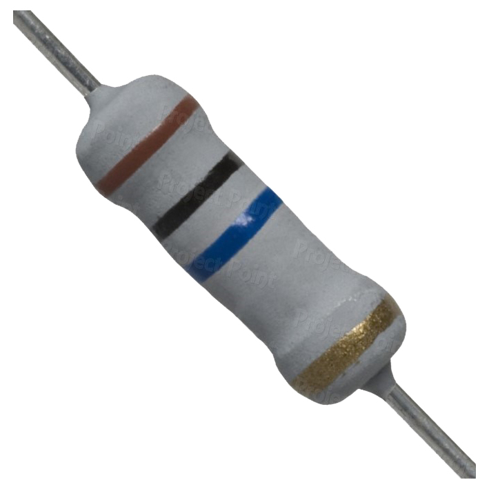 مقاومت 10 مگا اهم 2 وات کد 10M/2Wبسته 30 عددی