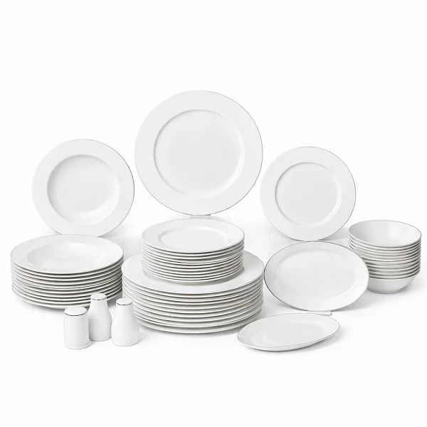 سرویس غذاخوری اوپال 52 پارچه 12 نفره کاراجا مدل Elegance