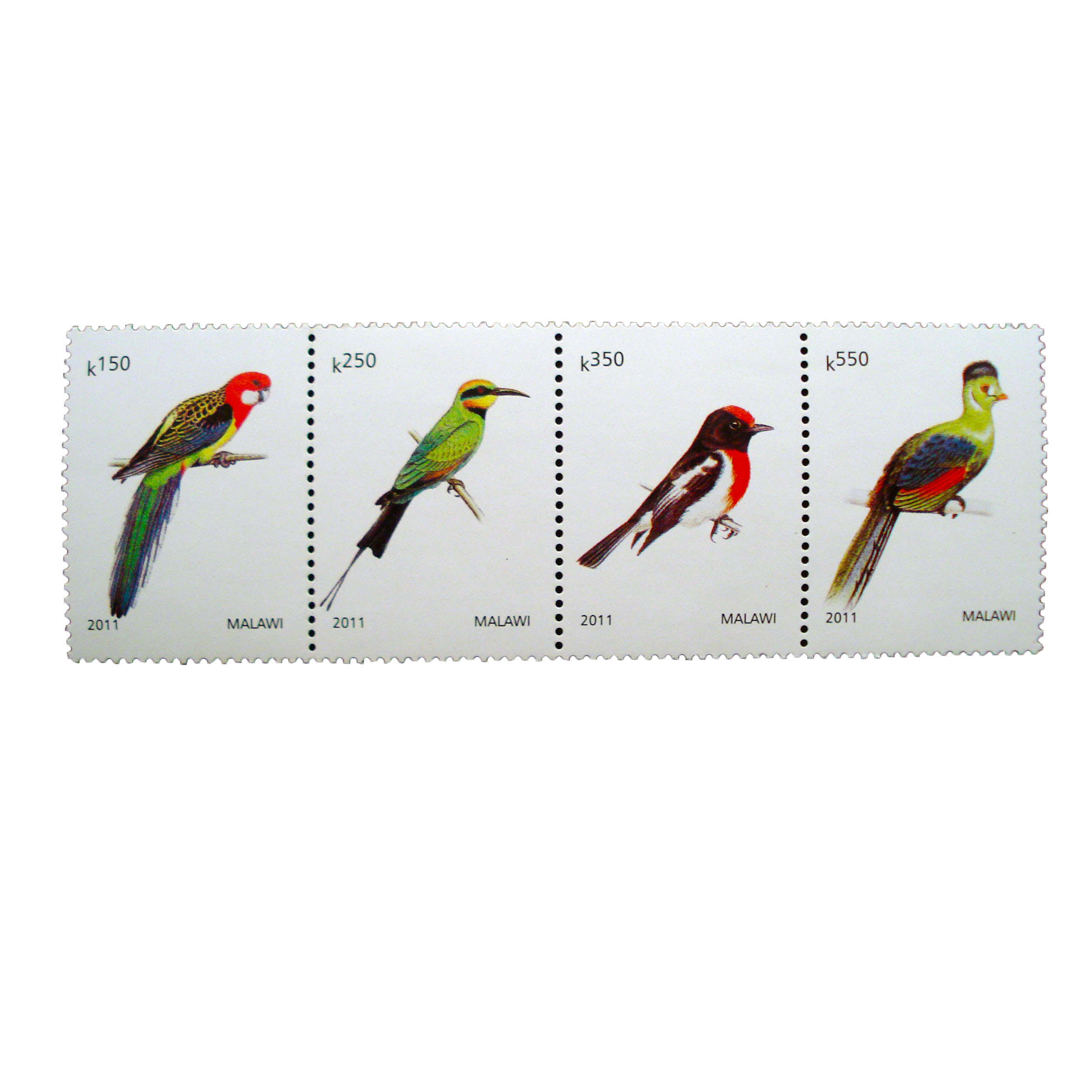 تمبر یادگاری طرح طبیعت مدل پرنده کد bird-756 مجموعه 4 عددی
