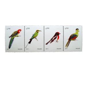 تمبر یادگاری طرح طبیعت مدل پرنده کد bird-756 مجموعه 4 عددی