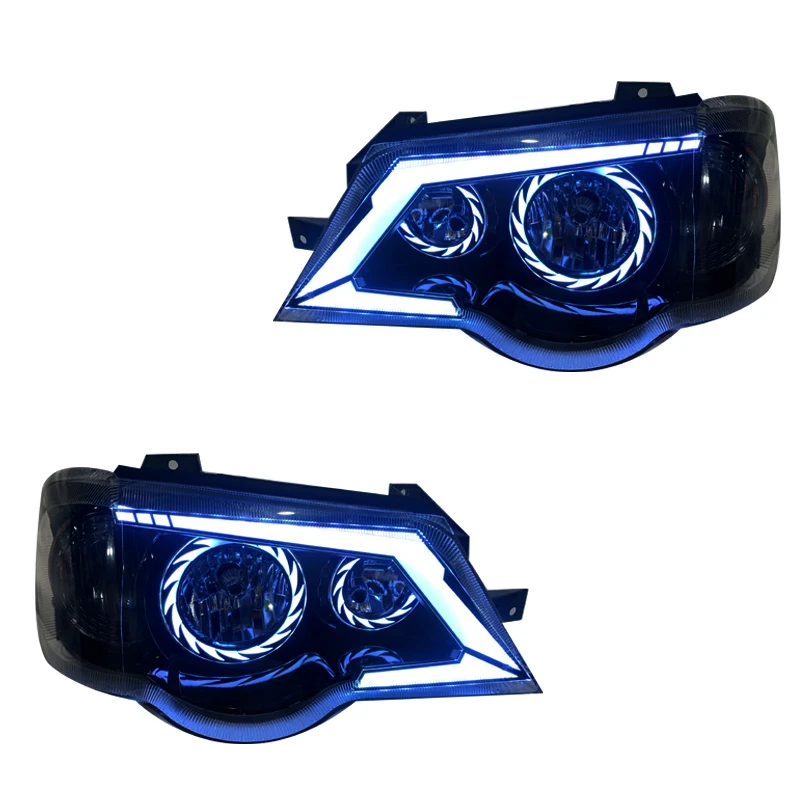 چراغ جلو خودرو گروه پژوهش صنعت مدرن مدل Turbo-W مناسب برای پراید 111 و 132 بسته دو عددی