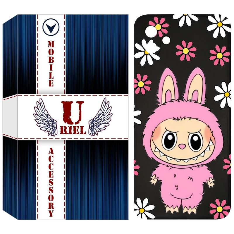 کاور یوریل مدل KSH کد 106 طرح عروسک لبوبو مناسب برای گوشی موبایل سامسونگ Galaxy A05