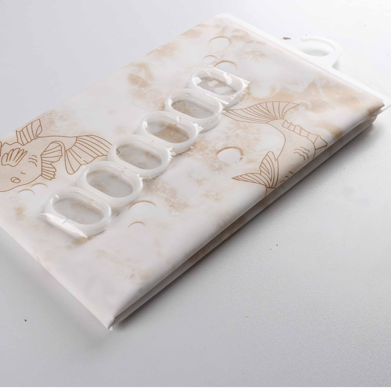 پرده حمام پیسو مدل BZ-34 سایز 180×200 سانتی متر