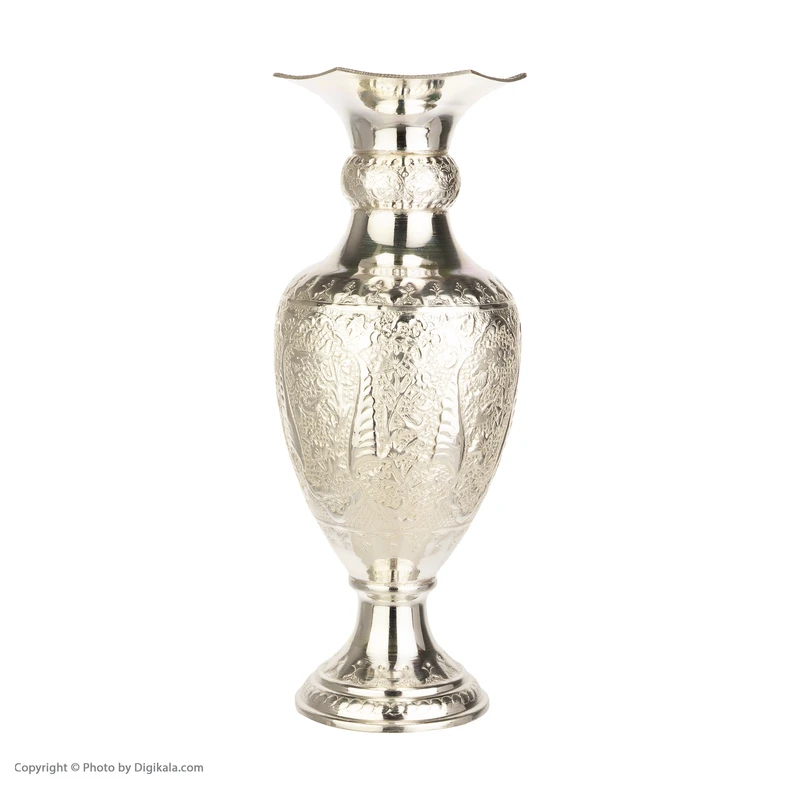 عکس شماره 6 : گلدان برنجی کد 001 بسته 2 عددی