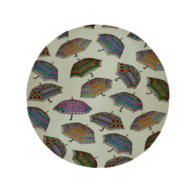 پادری مدل دایره طرح چتر کد 5248 سایز 90 × 90 سانتی متر