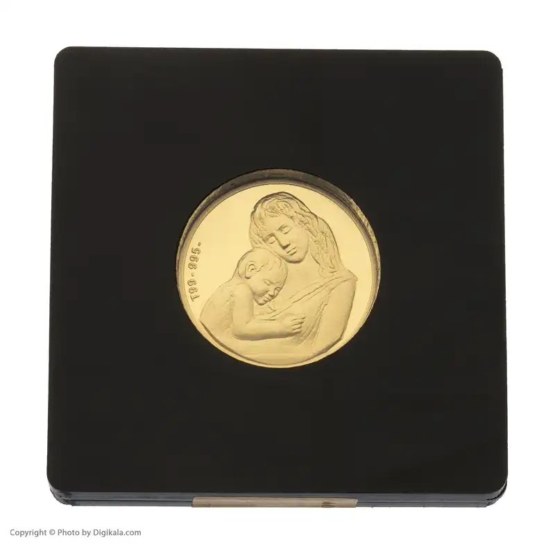 شمش طلای 24 عیار نقش برجسته طرح مادر