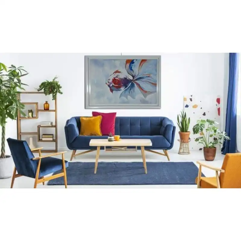 تابلو نقاشی رنگ روغن طرح ماهی مدرن