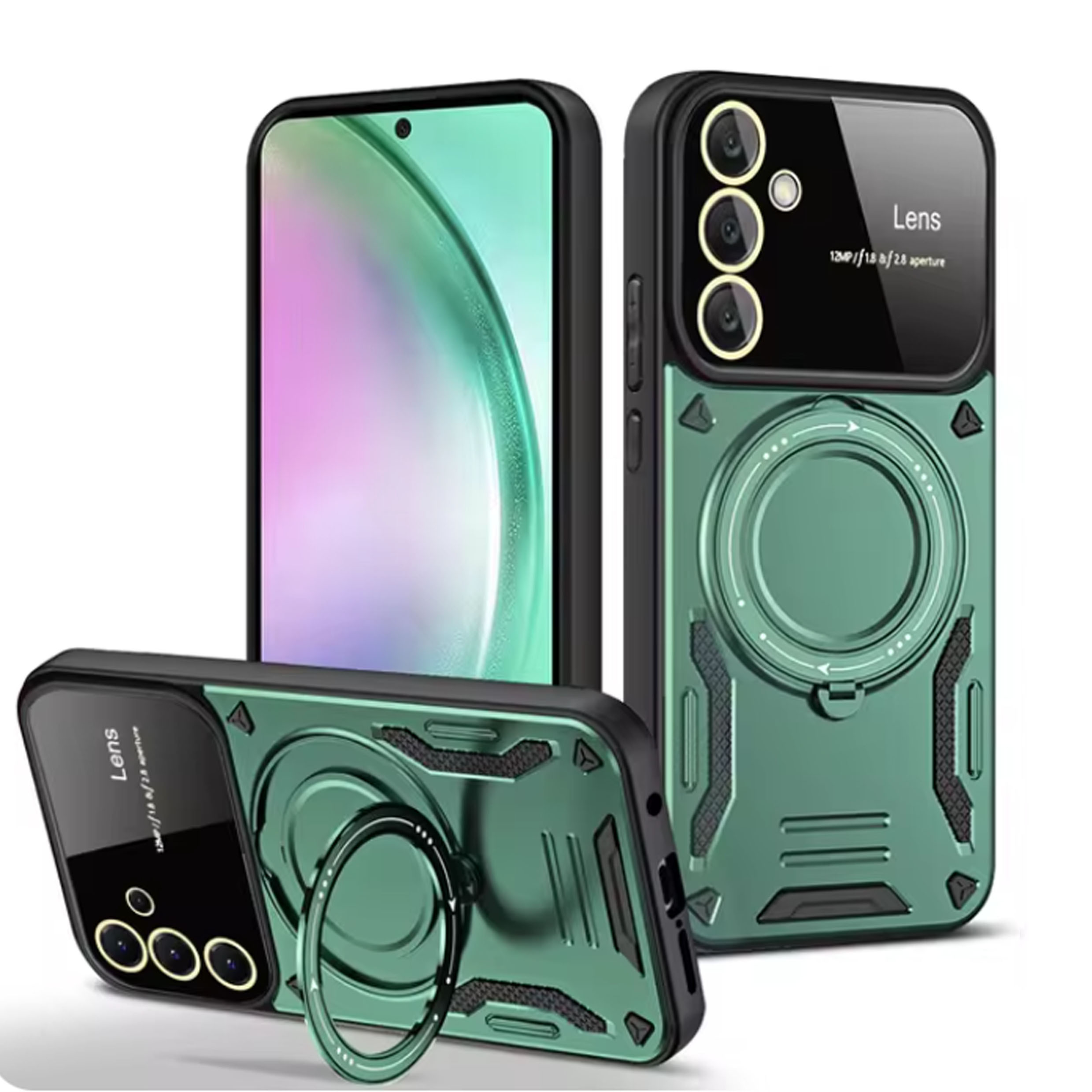 کاور اسپارتان مدل Hybrid Armor Strap مناسب برای گوشی موبایل سامسونگ Galaxy A35 5G / A35 به همراه بندآویز