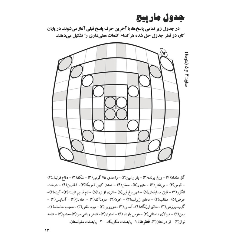 ماهنامه جدول آلبالو شماره 33 ماهنامه جدول آلبالو شماره 33