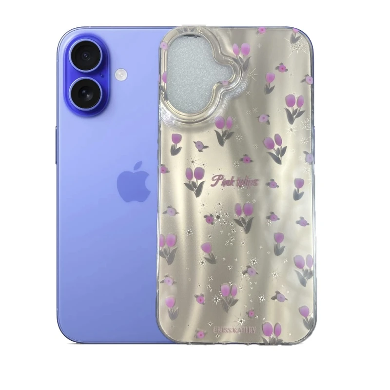کاور طرح گل لاله مناسب برای گوشی موبایل اپل iPhone 16
