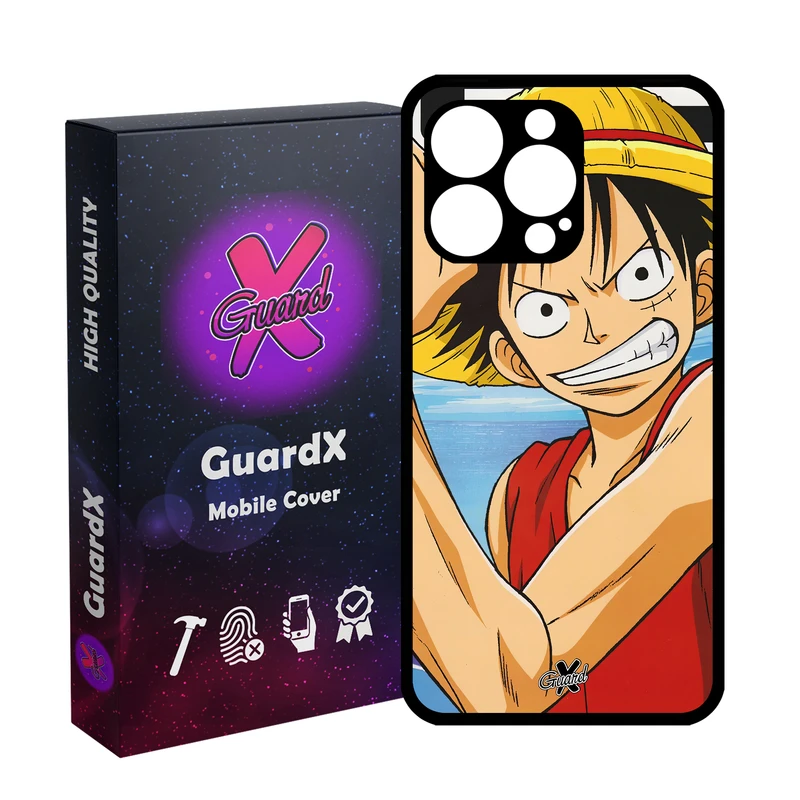 کاور گارد ایکس طرح Luffy Anime مدل Glass10593 مناسب برای گوشی موبایل اپل iPhone 13 Pro