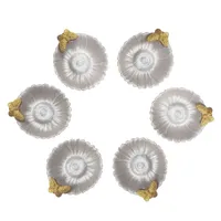 مجموعه ظروف هفت سین 6 پارچه مدل گل و پروانه