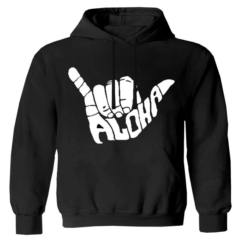 هودی پسرانه مدل دست مشت W61 رنگ مشکی