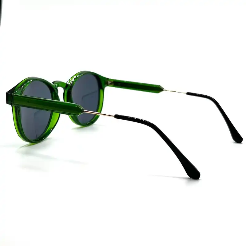 عینک آفتابی مدل گرد دسته فلزی و کائوچو