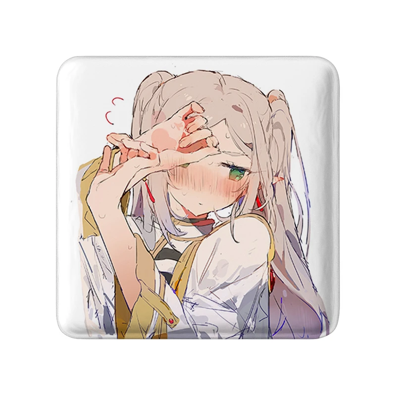 پیکسل خندالو طرح انیمه فریرن (Frieren) مدل مربعی کد 33968