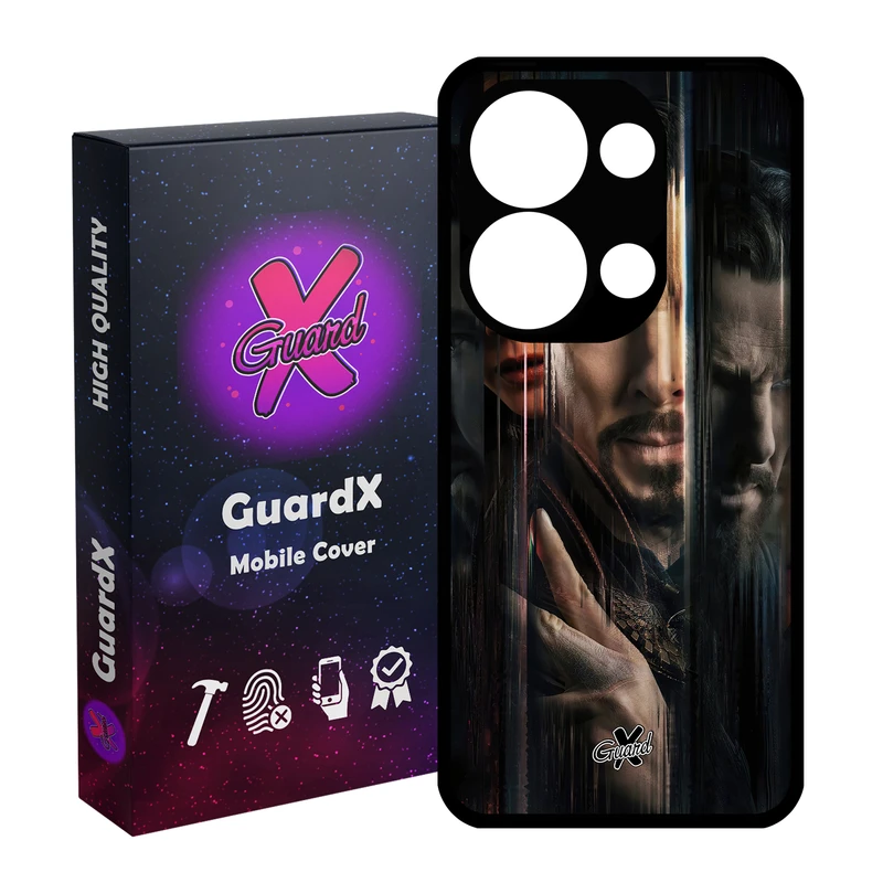 کاور گارد ایکس طرح دکتر استرنج مدل Glass10485 مناسب برای گوشی موبایل شیائومی Redmi Note 13 Pro 4G / Poco M6 Pro 4G