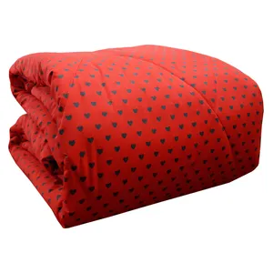 لحاف سندس مدل قلبی کد F86 دو نفره سایز 220x190 سانتی متر