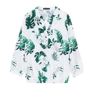 بلوز آستین بلند یقه هفت زنانه موهیتو مدل 9861X-55P