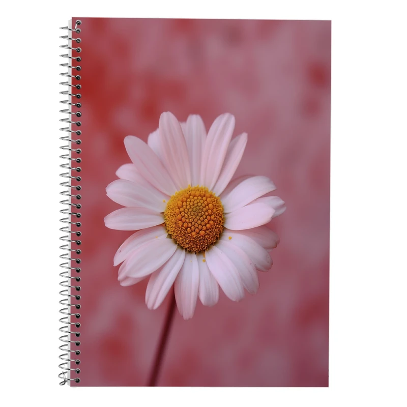 دفتر زبان 50 برگ مدوپد مدل دو خط طرح گل کد DF13951