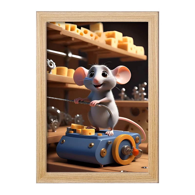 تابلو خندالو مدل موش کوچولو کد F7793