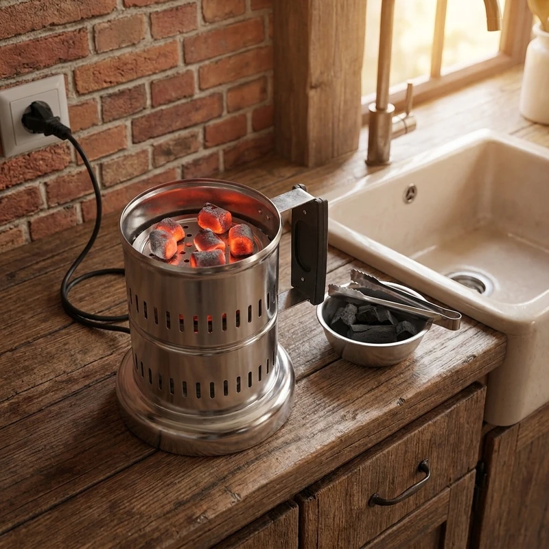 عکس شماره 3 : ذغال سرخ کن برقی الحبیب مدل gb-500w