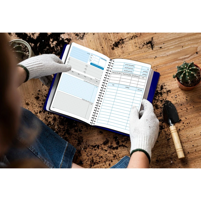 عکس شماره 12 : دفتر ژورنال نویسی مستر راد مدل ثبت معاملات طرح تریدر کد 1929