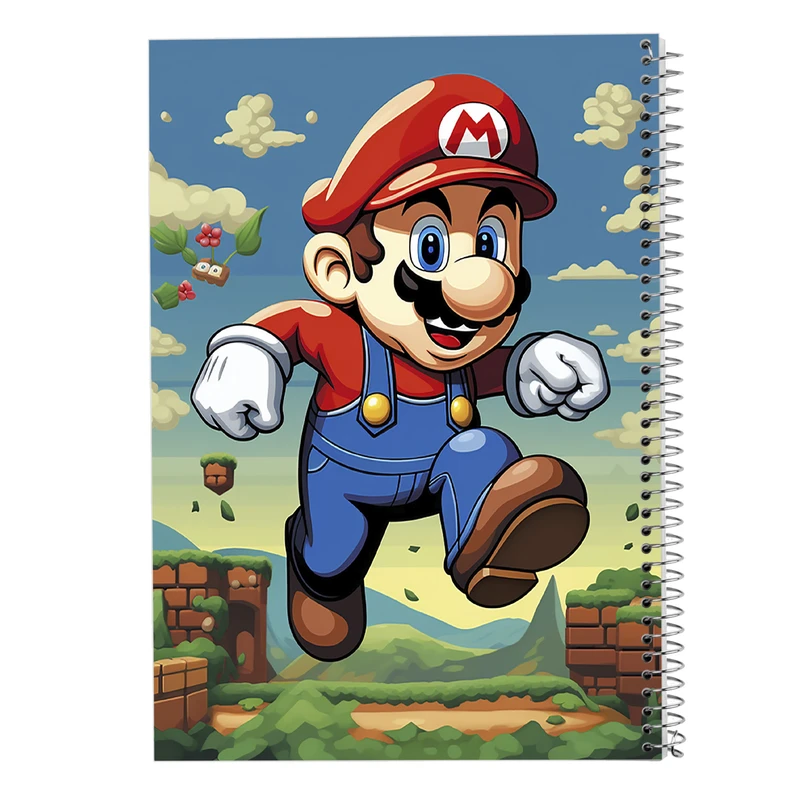 دفتر ژورنال نویسی 50 برگ مدوپد مدل نقطه ای طرح سوپرماریو super mario کد DF2946