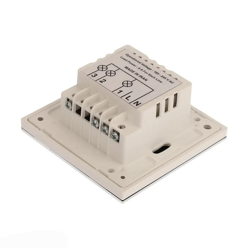 کلید دو پل مدل لمسی B2