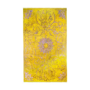 فرش دستبافت رنگ شده چهار و نیم متری کد 1336