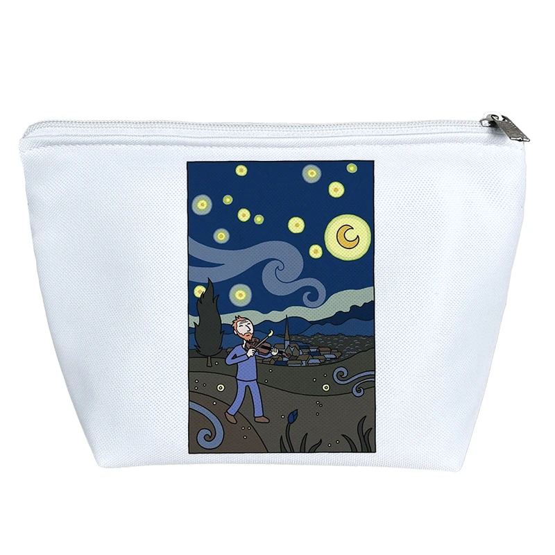 کیف لوازم آرایش دخترانه خندالو مدل ونسان ونگوگ کد 7091