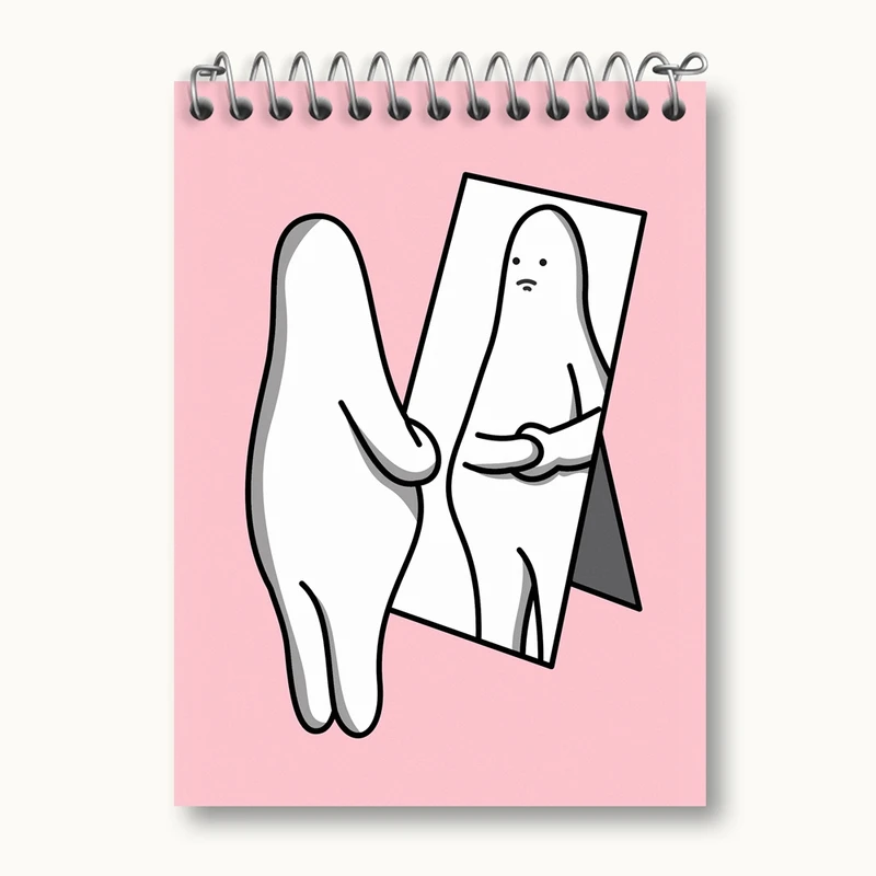 دفتر یادداشت 50 برگ خندالو مدل تنبل خسته کد 29431