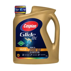 روغن موتور خودرو دوگانه سوز کاسپین مدل SG/CD 20W50 CNG حجم 4 لیتر