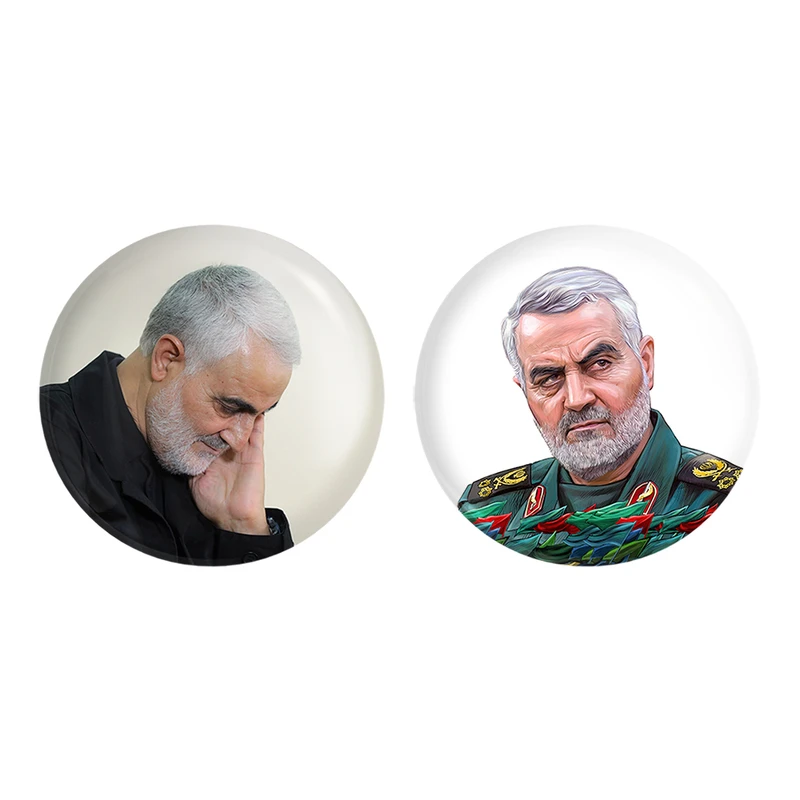 مگنت خندالو طرح سردار قاسم سلیمانی کد 1260012602 مجموعه 2 عددی