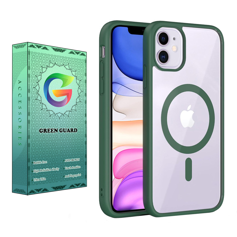 کاور گرین گارد طرح Magsafe-Color کد KL_J44 مناسب برای گوشی موبایل اپل Iphone 11