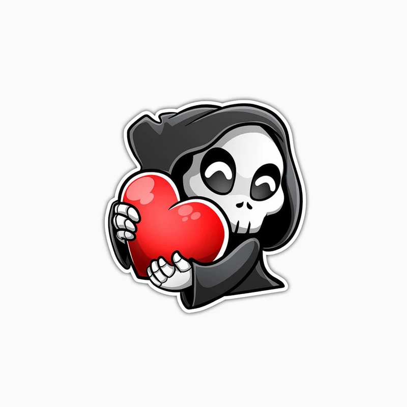 استیکر لپ تاپ و موبایل بووم طرح روح عاشق کد UV010