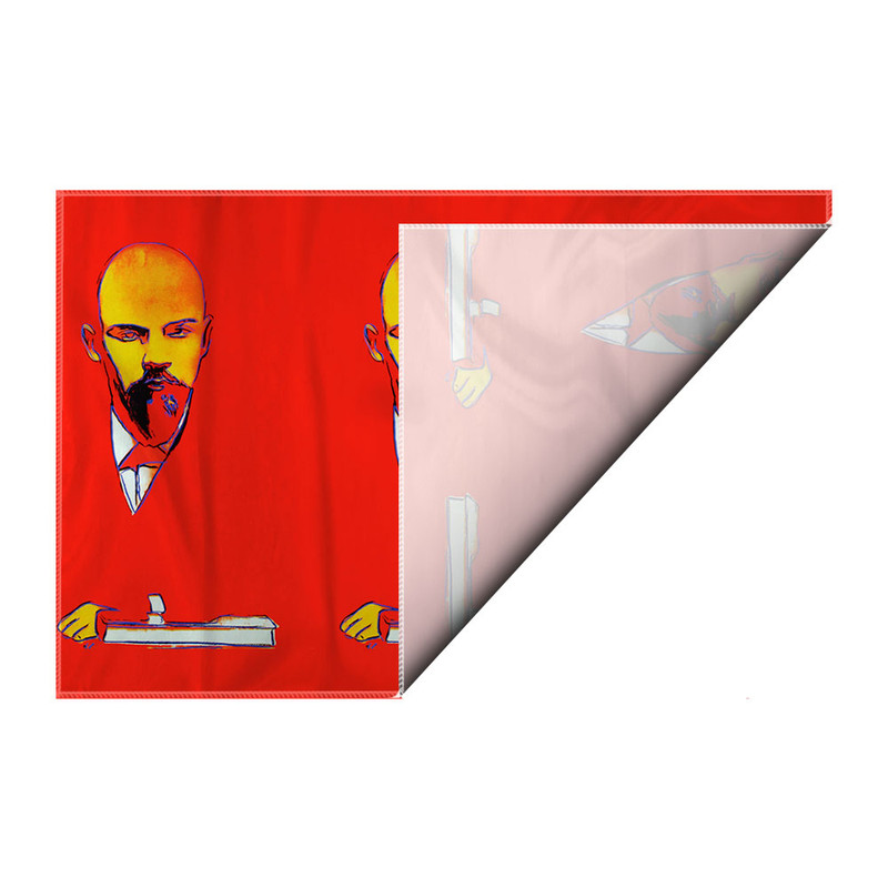 کاغذ کادو ترمه طراحان ایده مدل لنین قرمز از وارهول کد art0871 سایز 57x37 سانتی متر