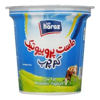 ماست کم چرب پروبیوتیک هراز مقدار 750گرم
