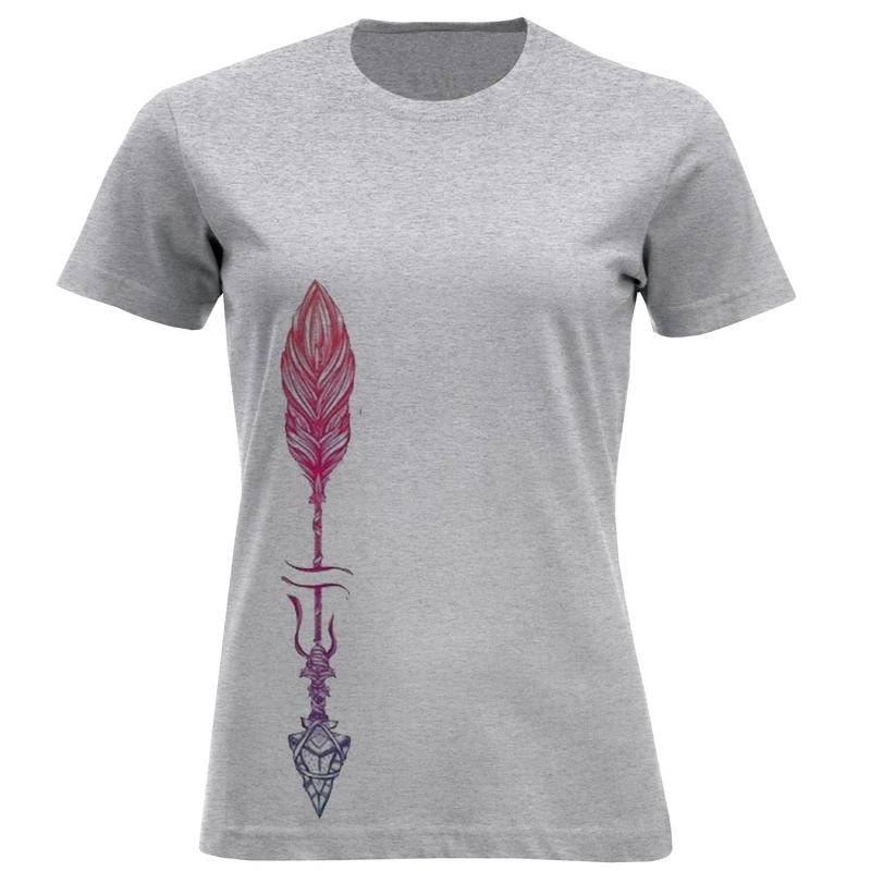 تی شرت آستین کوتاه زنانه مدل فلش D1197