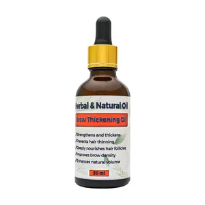 روغن تقویت و ضخیم‌کننده ابرو هربال مدل 5 گیاه حجم 50 میلی لیتر