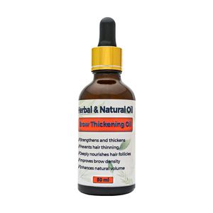روغن تقویت و ضخیمکننده ابرو هربال مدل 5 گیاه حجم 50 میلی لیتر